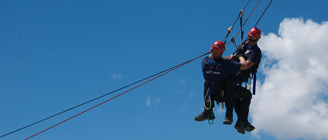 Linemen rescue fall prevention