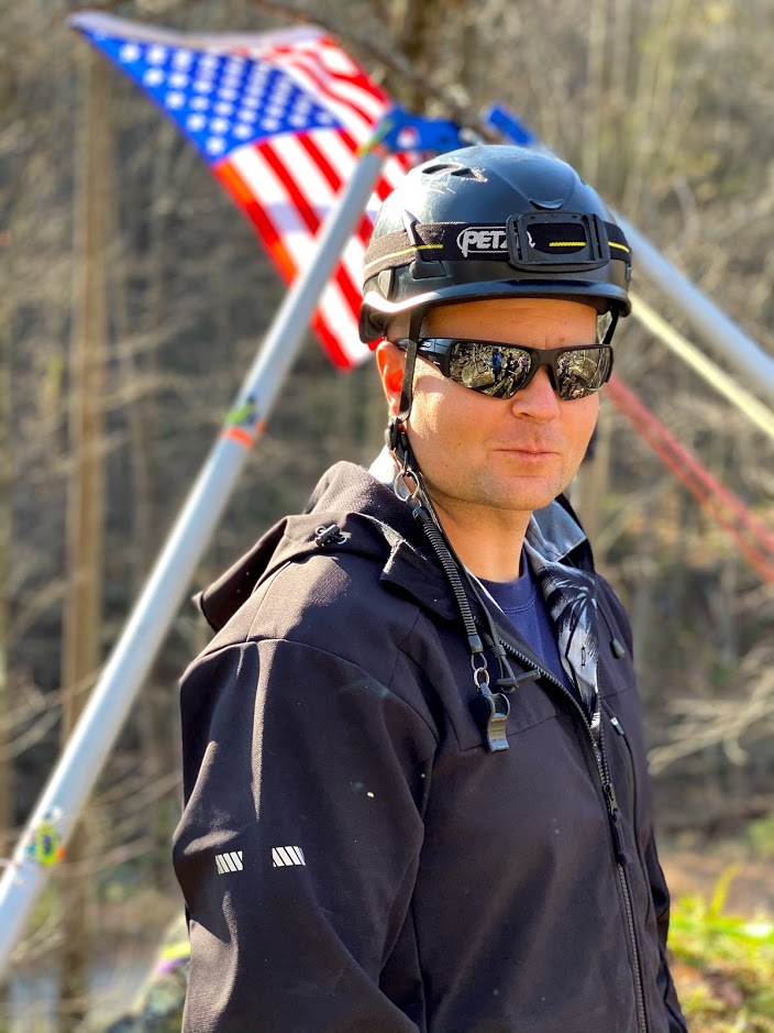 Matt Karas at the Frederick Watershed, Maryland teaching the Team Skills Rescue Workshop with Lead Instructor, Mike Green in 2020